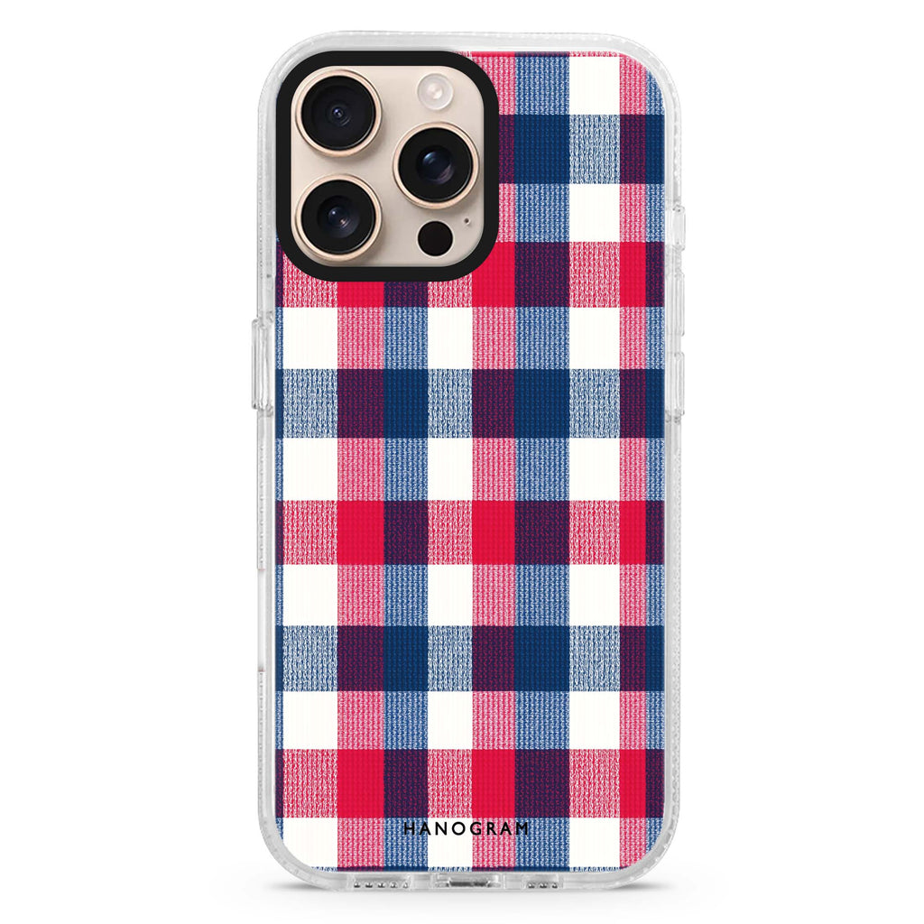 Patriot Plaid iPhone Ultra Clear Case