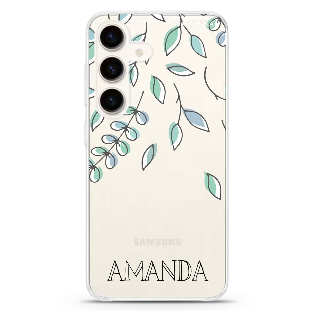 Fall Leaf Samsung Galaxy Ultra Clear Case