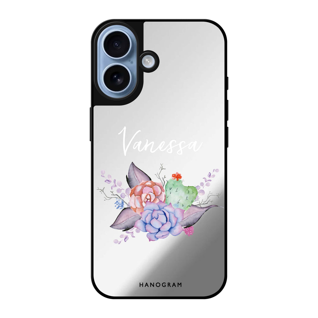 Reflective iPhone 16 Mirror Case –SECRET OF THREE Design