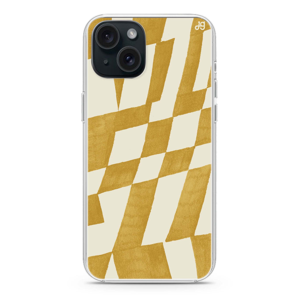 Abstract Paint Pattern iPhone 15 plus Ultra Clear Case