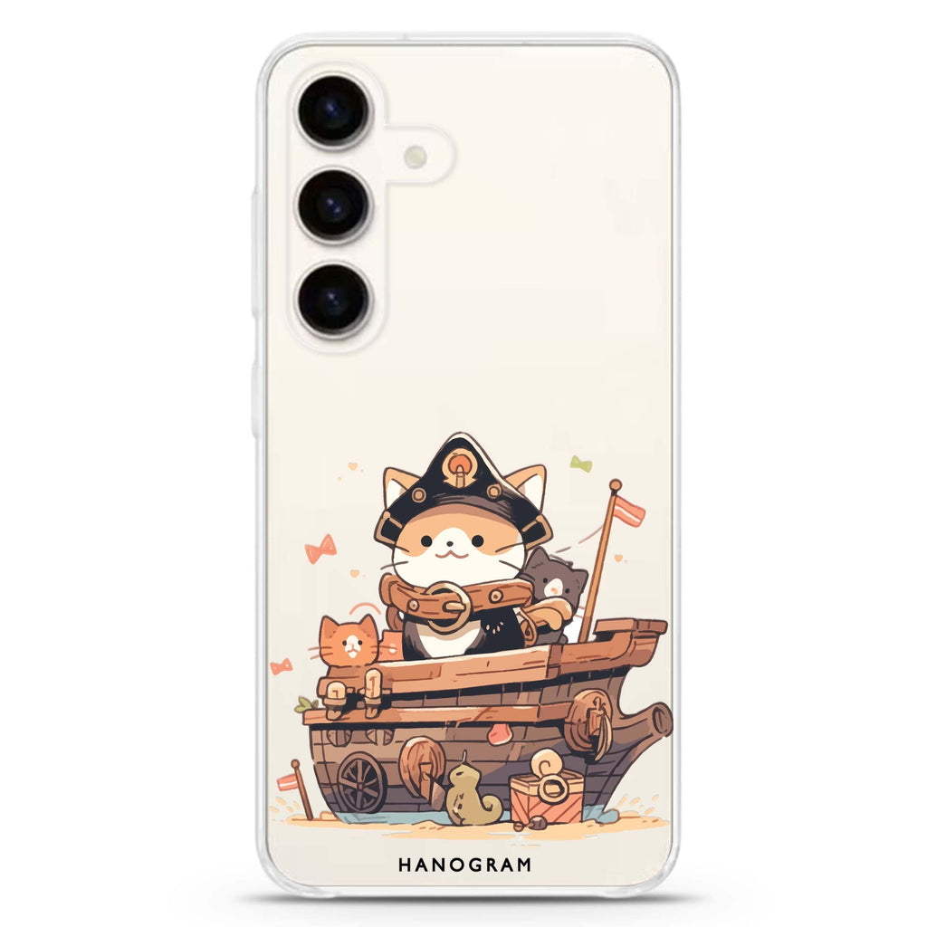 Buccaneer Kitty Samsung Galaxy Ultra Clear Case