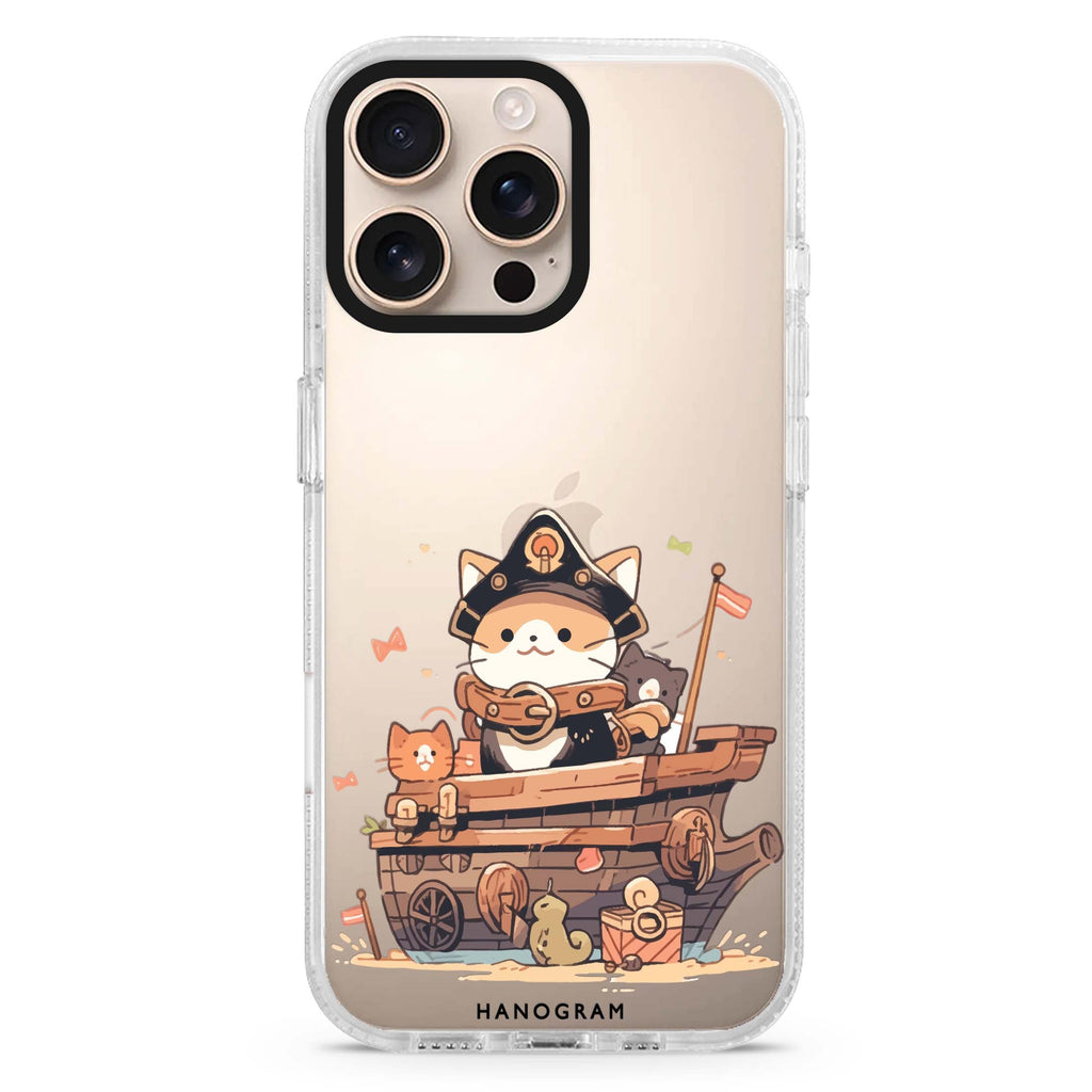 Buccaneer Kitty iPhone 16 Pro & 16 Pro Max Case - Personalized and Stylish Protection