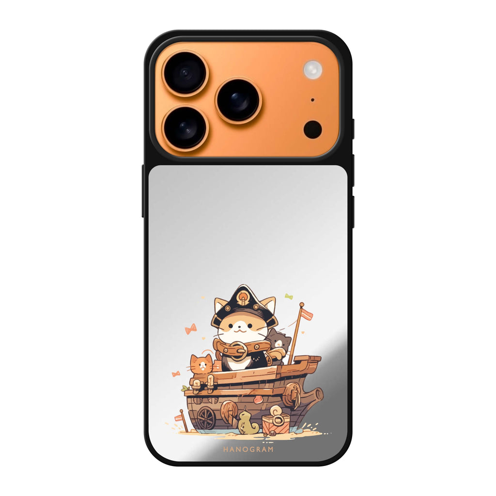 Buccaneer Kitty cat animal cute iPhone 17 Pro Max mirror case
