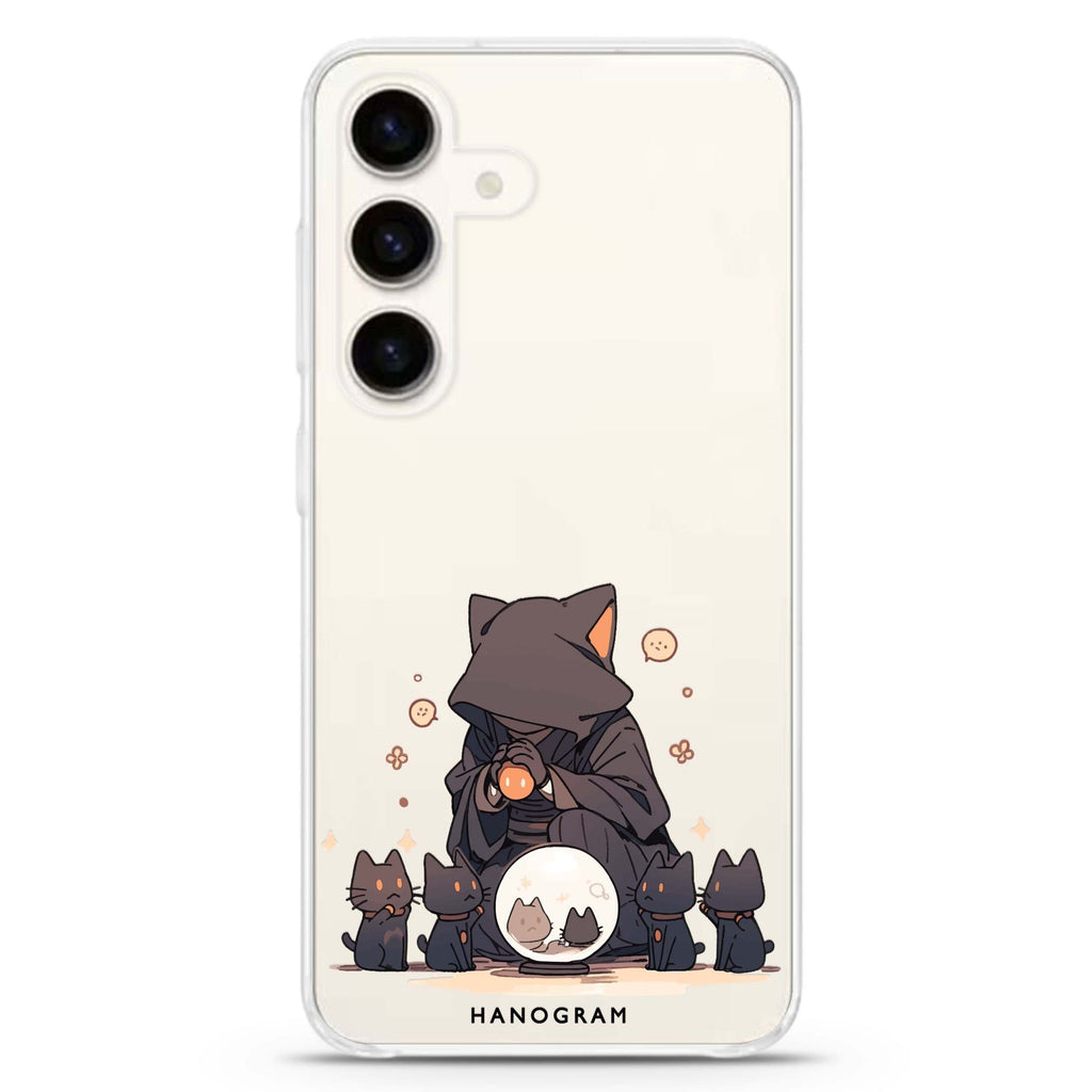 Seer Cat Charm Samsung Galaxy Ultra Clear Case