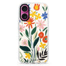 Floral Impressions MagSafe Compatible iPhone 16 Ultra Clear Case - Personalized and Stylish Protection