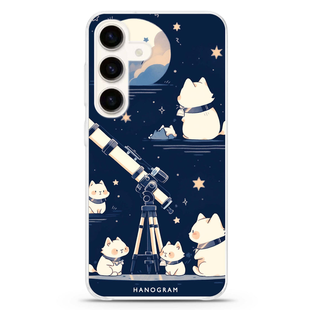 Stargazer Purr Samsung Galaxy Ultra Clear Case
