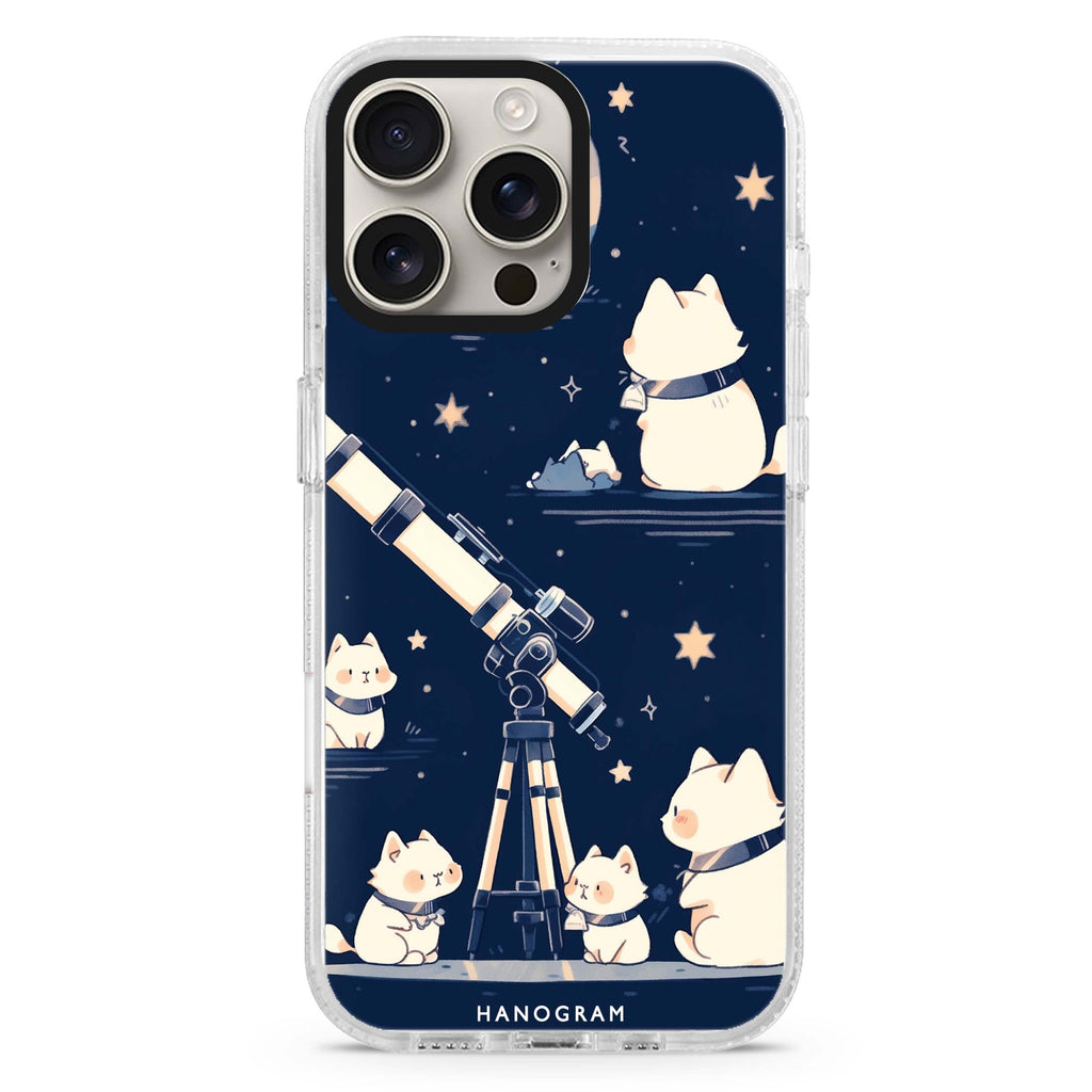 Stargazer Purr iPhone 16 Pro & 16 Pro Max Case - Personalized and Stylish Protection