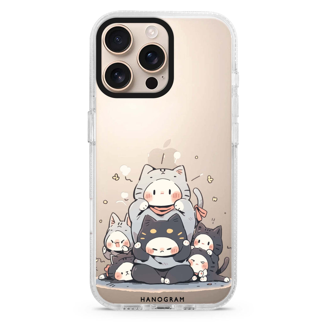 Feline Asana Lesson iPhone 16 Pro & 16 Pro Max Case - Personalized and Stylish Protection
