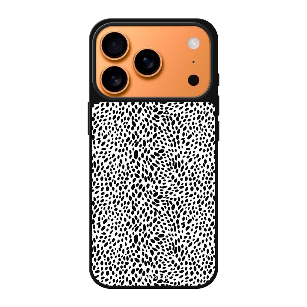 Spotted Elegance fashion elegant iPhone 17 Pro Max mirror case