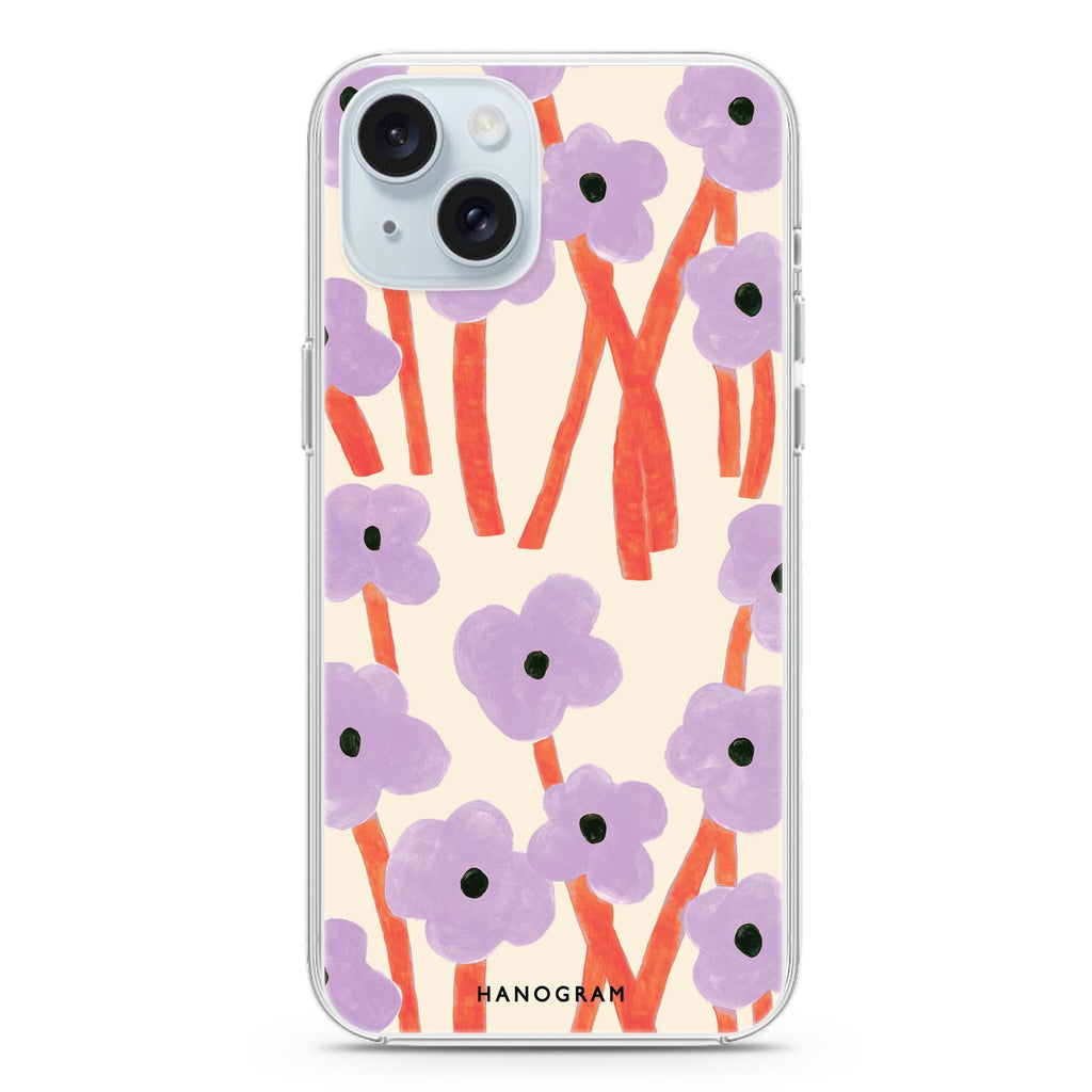 Floral iPhone 15 plus Ultra Clear Case