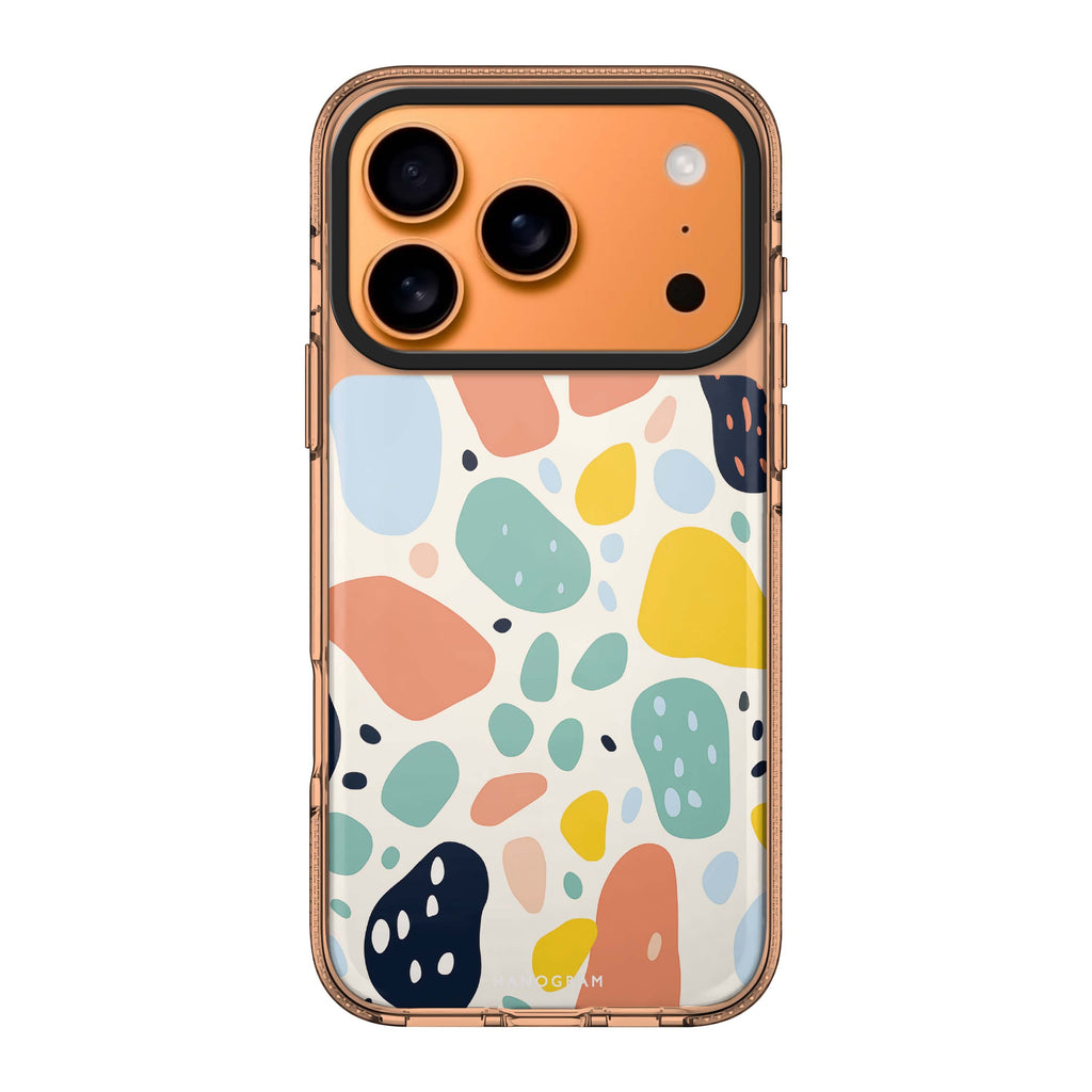 Fragment Chic abstract fashion elegant iPhone 17 Pro Max ultra clear case