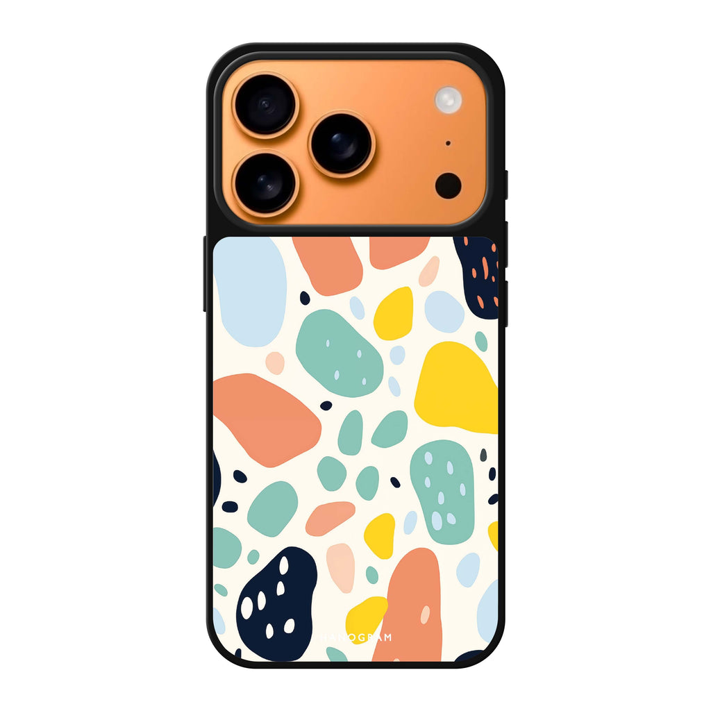 Fragment Chic abstract fashion iPhone 17 Pro Max mirror case