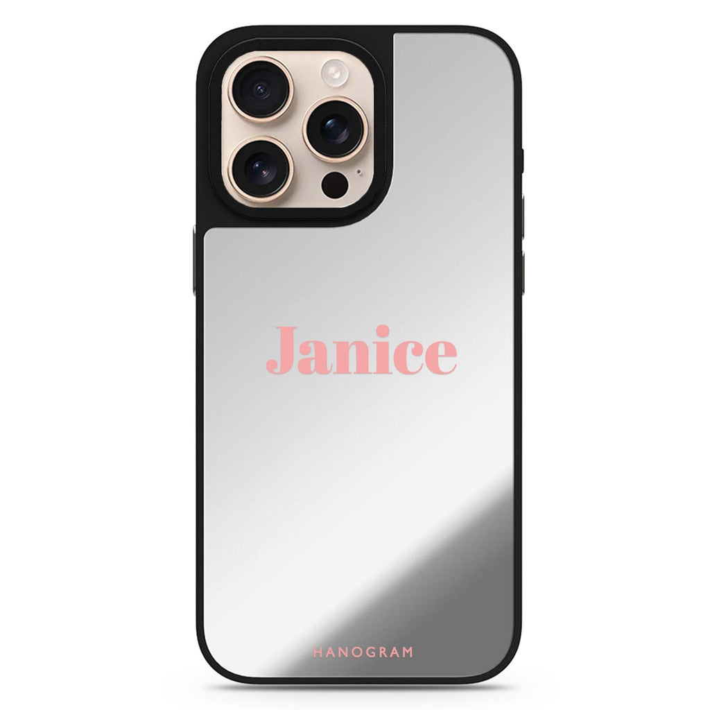 Personal Pop personalized name MagSafe mirror case for iPhone 16/15/14 Pro Max and Pro, main view