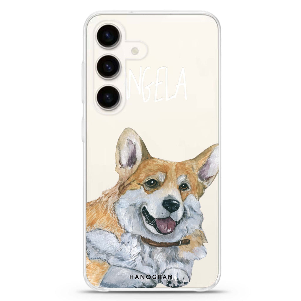 Corgi Samsung Galaxy Ultra Clear Case