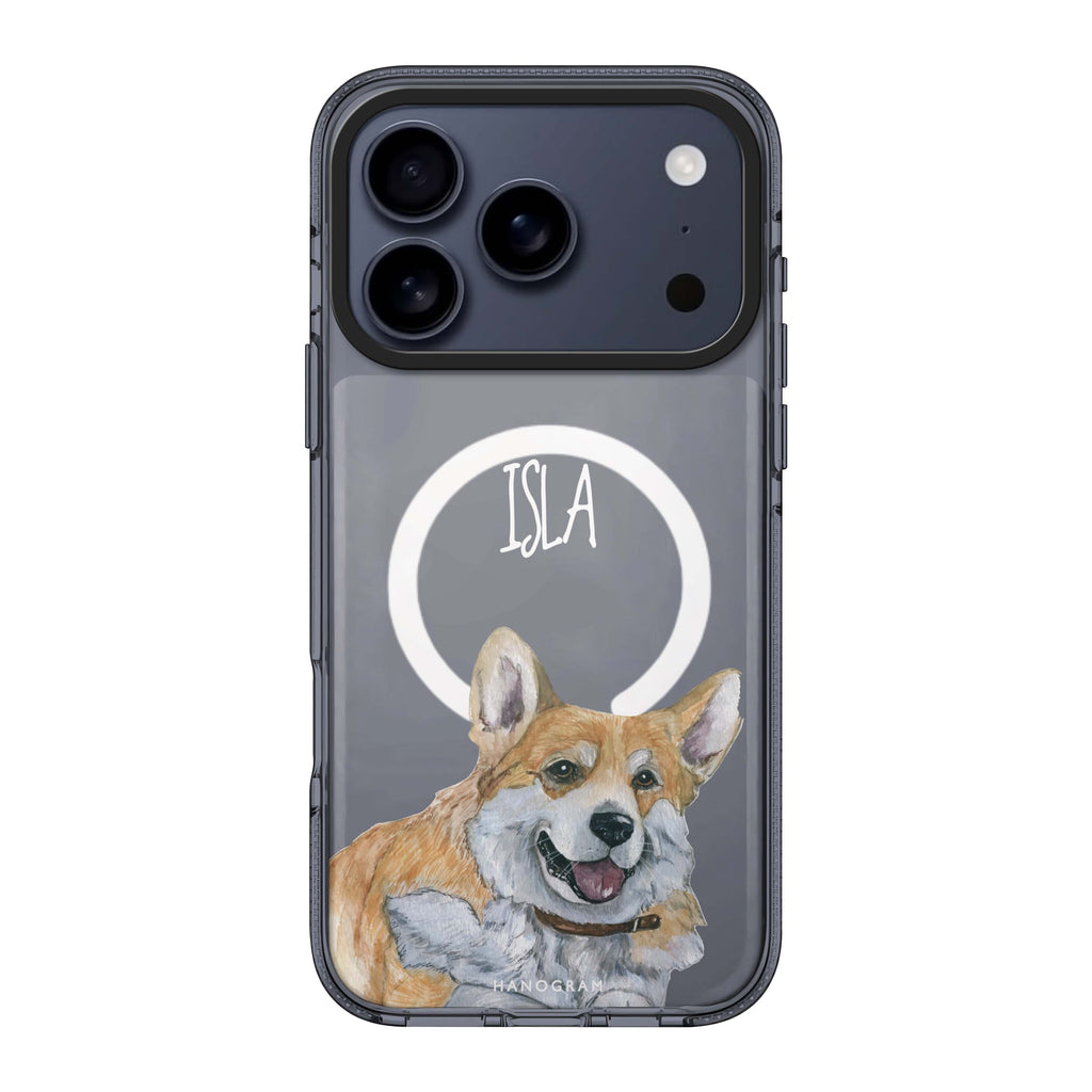Corgi personalized name dog animal iPhone 17 Pro Max ultra clear case