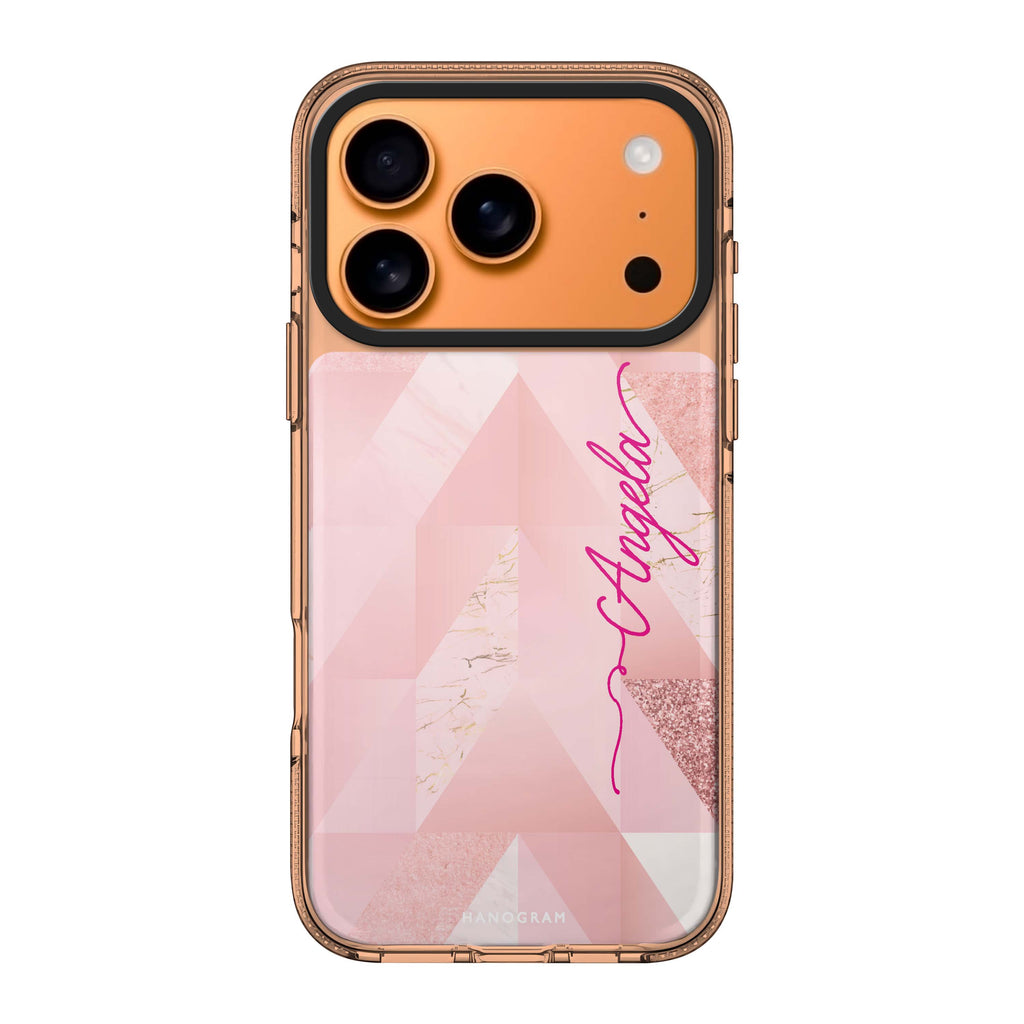 Marble Abstract IV personalized name abstract marble iPhone 17 Pro Max ultra clear case