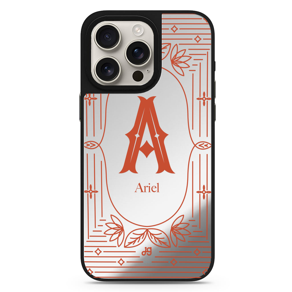 Artistic Monogram I MagSafe compatible mirror case for iPhone 16/15/14 Pro Max and Pro, main view