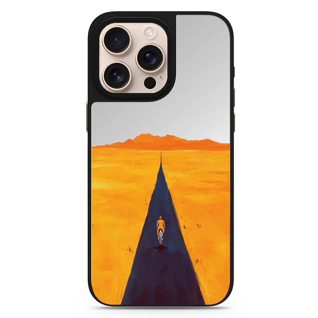 Ride Alone MagSafe compatible mirror case for iPhone 16/15/14 Pro Max and Pro, main view