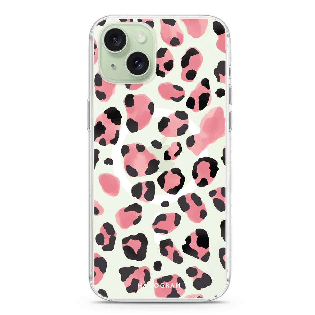 Spotted Glamour iPhone 15 Plus MagSafe Compatible Ultra Clear Case
