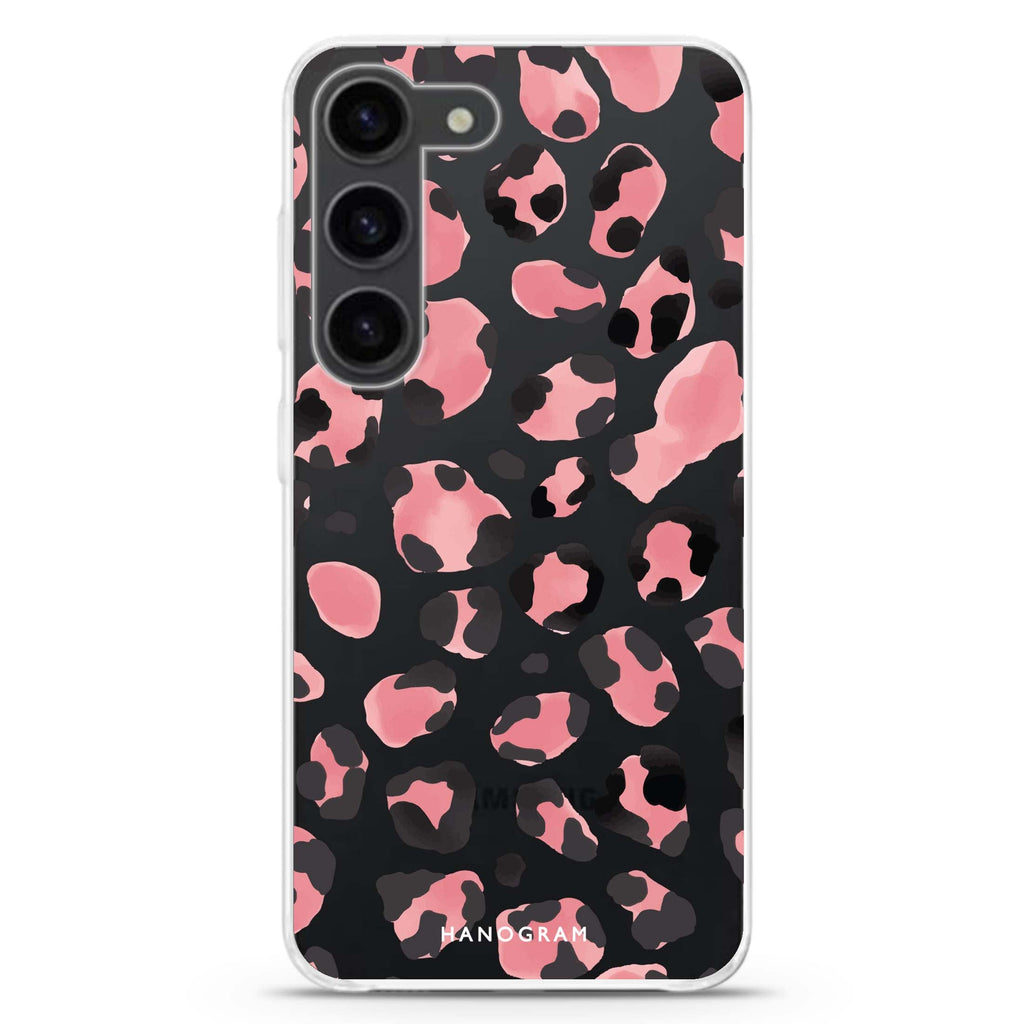 Spotted Glamour ultra-clear case for Samsung Galaxy S23/S22, front view