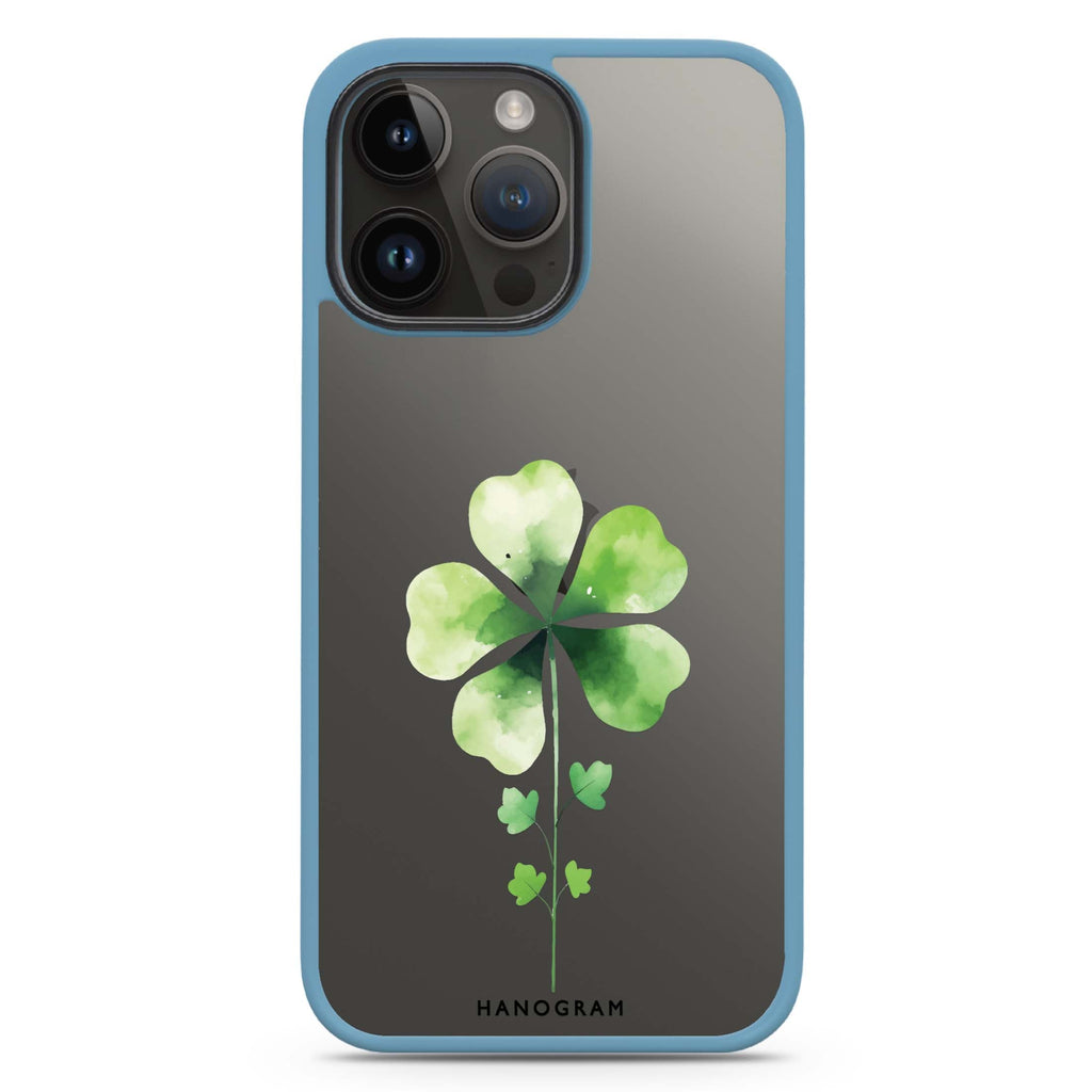 Green Bliss iPhone 14 Pro Impact Guard Bumper Case