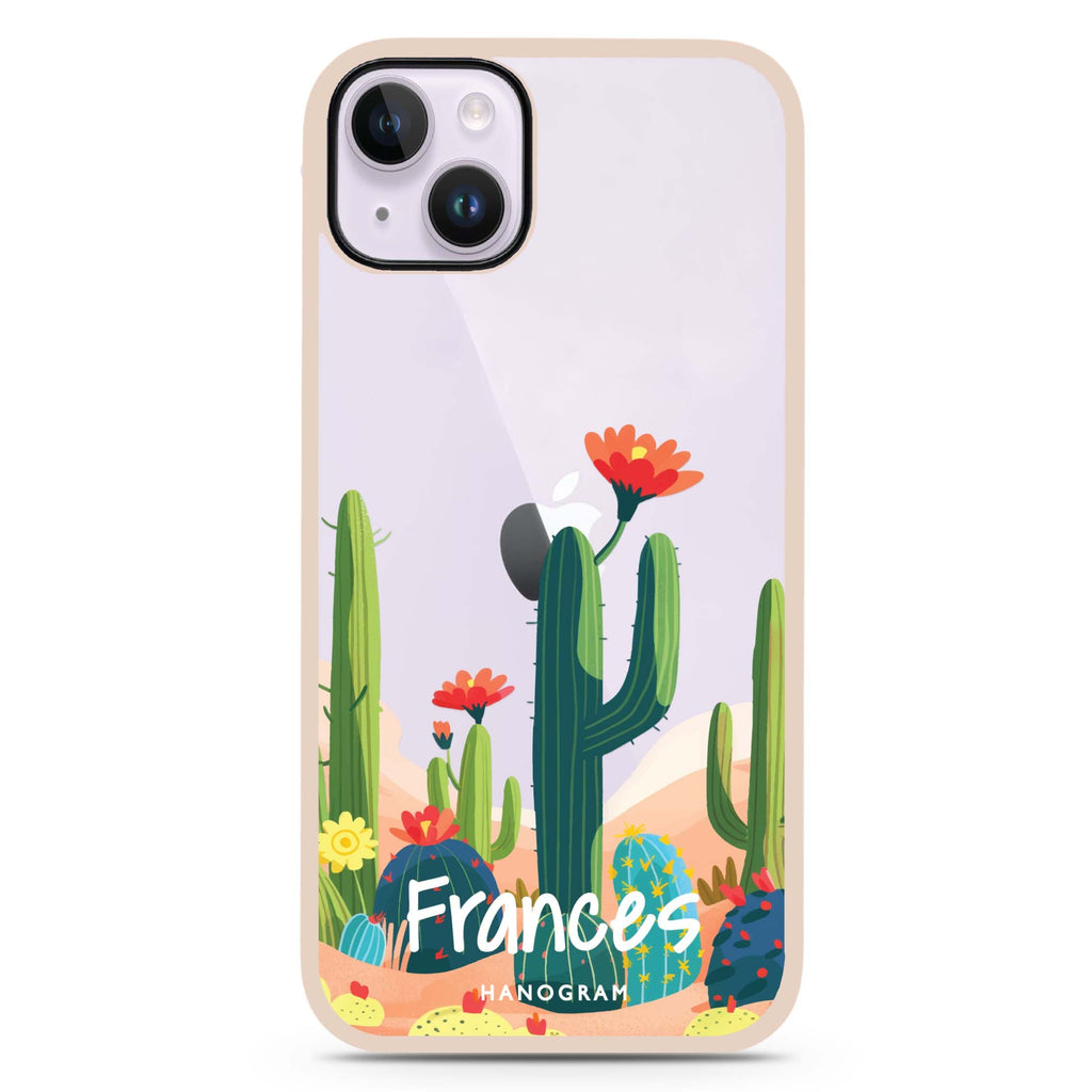 Desert Bloom iPhone 15 Plus Impact Guard Bumper Case