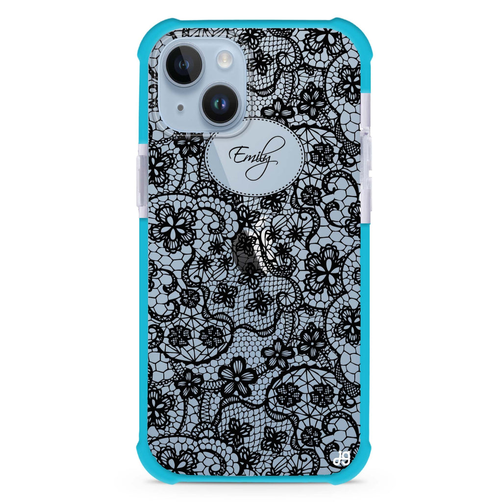My Floral Lace iPhone 15 Plus Ultra Shockproof Case