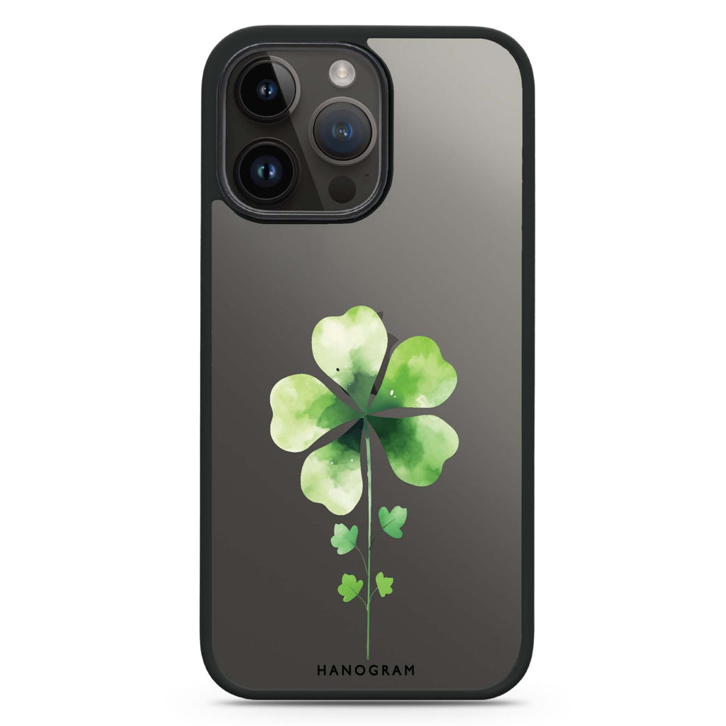 Green Bliss iPhone 13 Pro Impact Guard Bumper Case