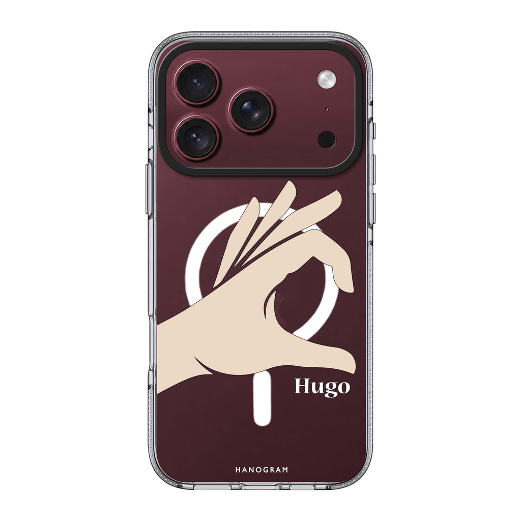 Left Hand heart Ultra Clear Case