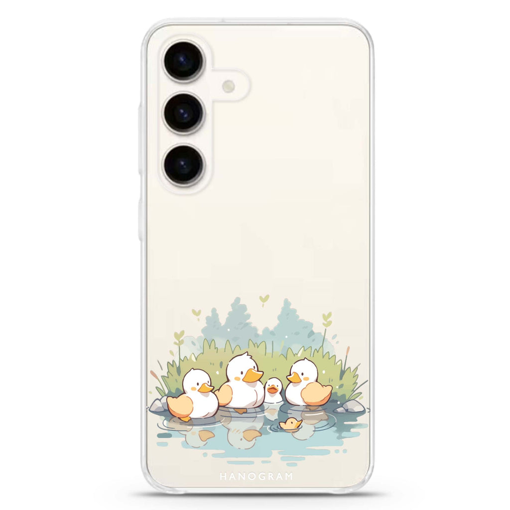 River Duck Delight Samsung Galaxy Ultra Clear Case