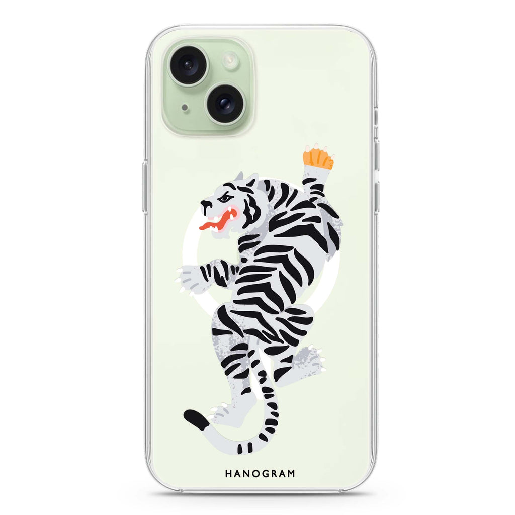 Tiger iPhone 15 Plus MagSafe Compatible Ultra Clear Case