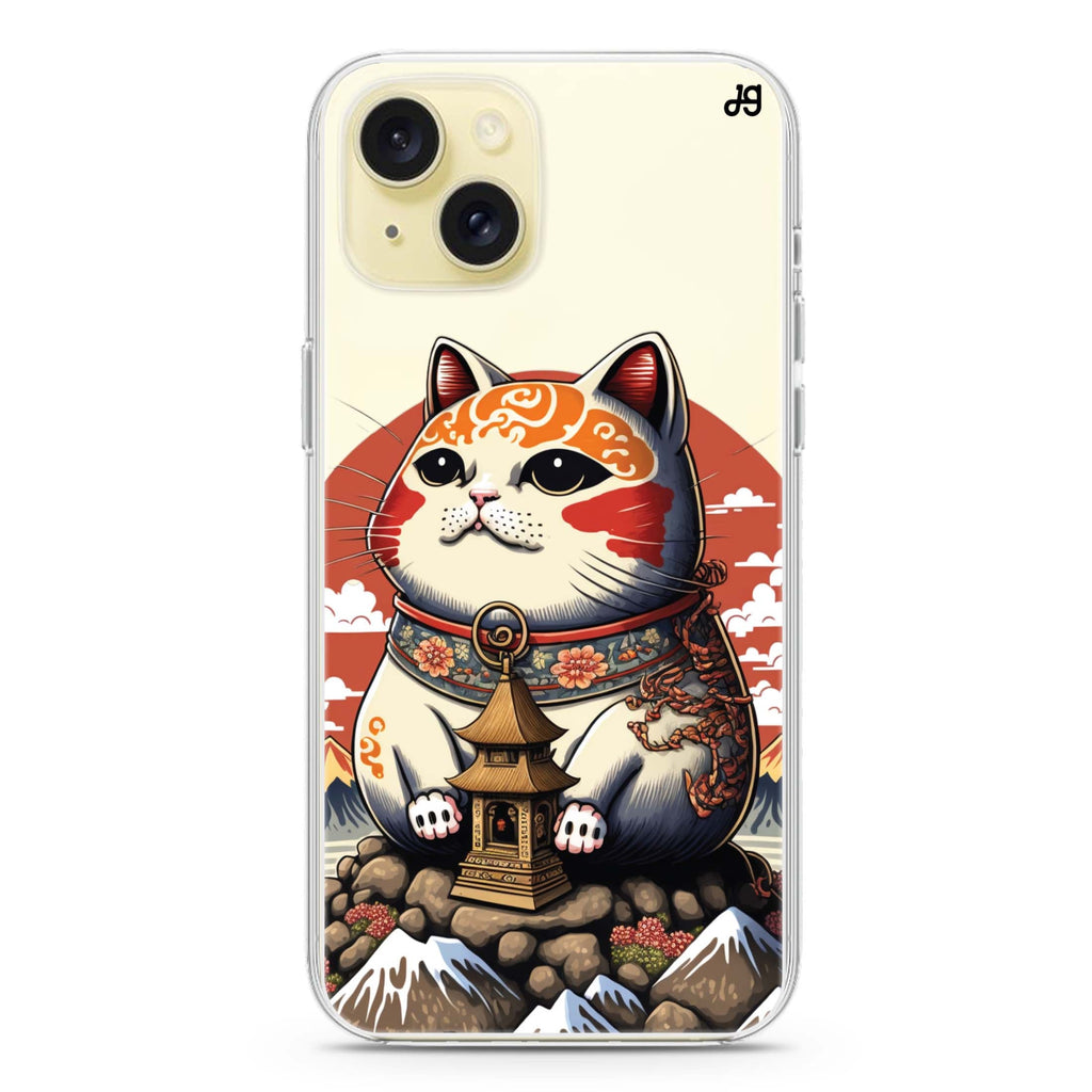 Cat with Fuji Mountain iPhone Ultra Clear Case