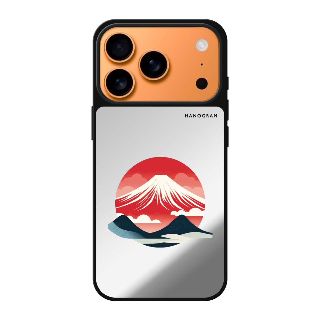 Tranquil Fuji travel iPhone 17 Pro Max mirror case