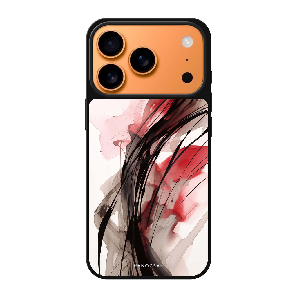 Artisan Strokes abstract iPhone 17 Pro Max mirror case