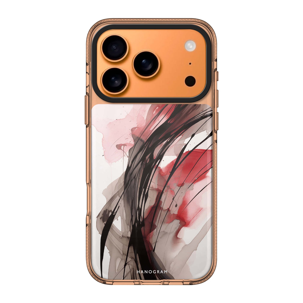 Artisan Strokes abstract iPhone 17 Pro Max ultra clear case