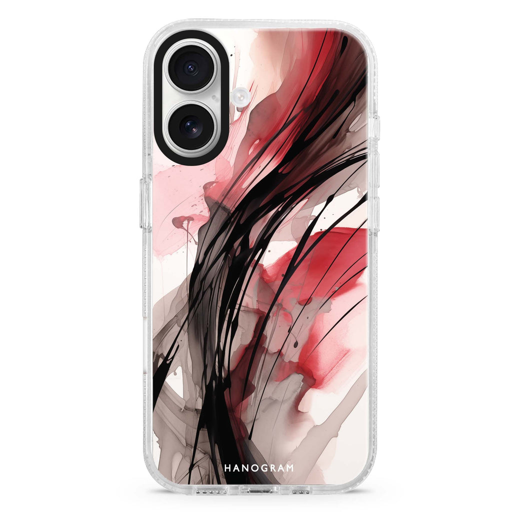 Artisan Strokes MagSafe Compatible iPhone 16 Ultra Clear Case - Personalized and Stylish Protection
