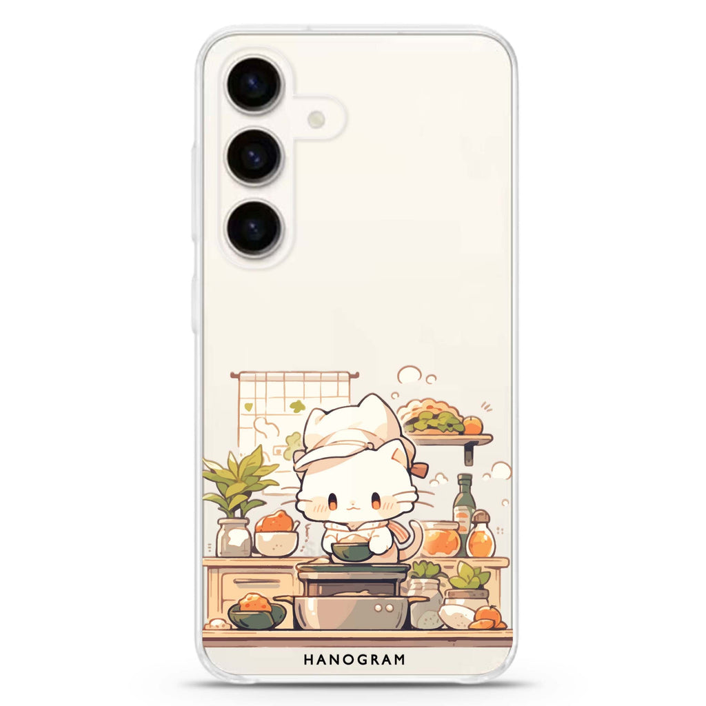 Chef Whisker Mess Samsung Galaxy Ultra Clear Case