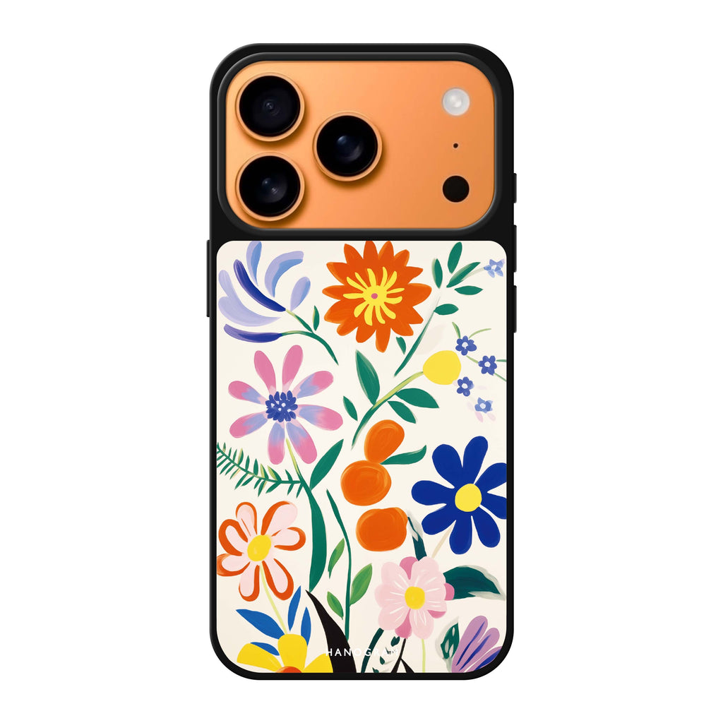 Petal Palette flower floral iPhone 17 Pro Max mirror case