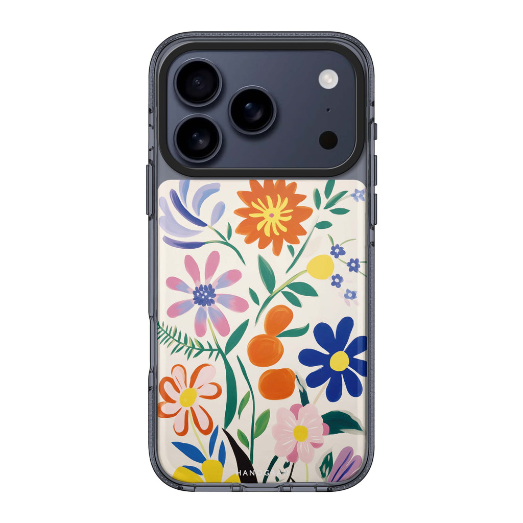 Petal Palette flower floral iPhone 17 Pro Max ultra clear case