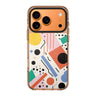 Geometric Groove graphic geometric iPhone 17 Pro Max ultra clear case