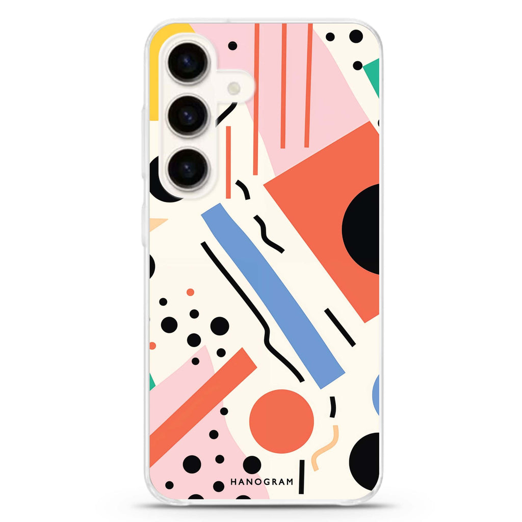 Geometric Groove Samsung Galaxy Ultra Clear Case