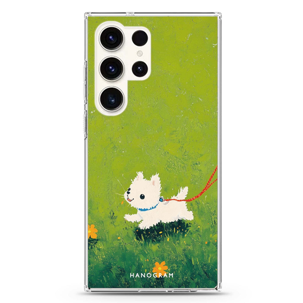 Chasing Joy Samsung Galaxy S26/S25/S24/S23/S22 Ultra ultra clear case, transparent design, main view