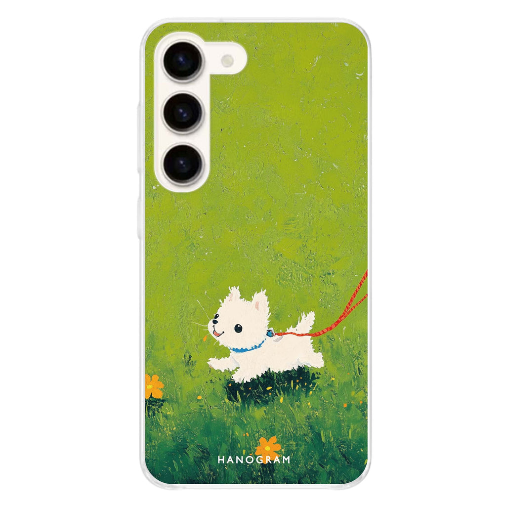 Chasing Joy ultra-clear case for Samsung Galaxy S23/S22, front view