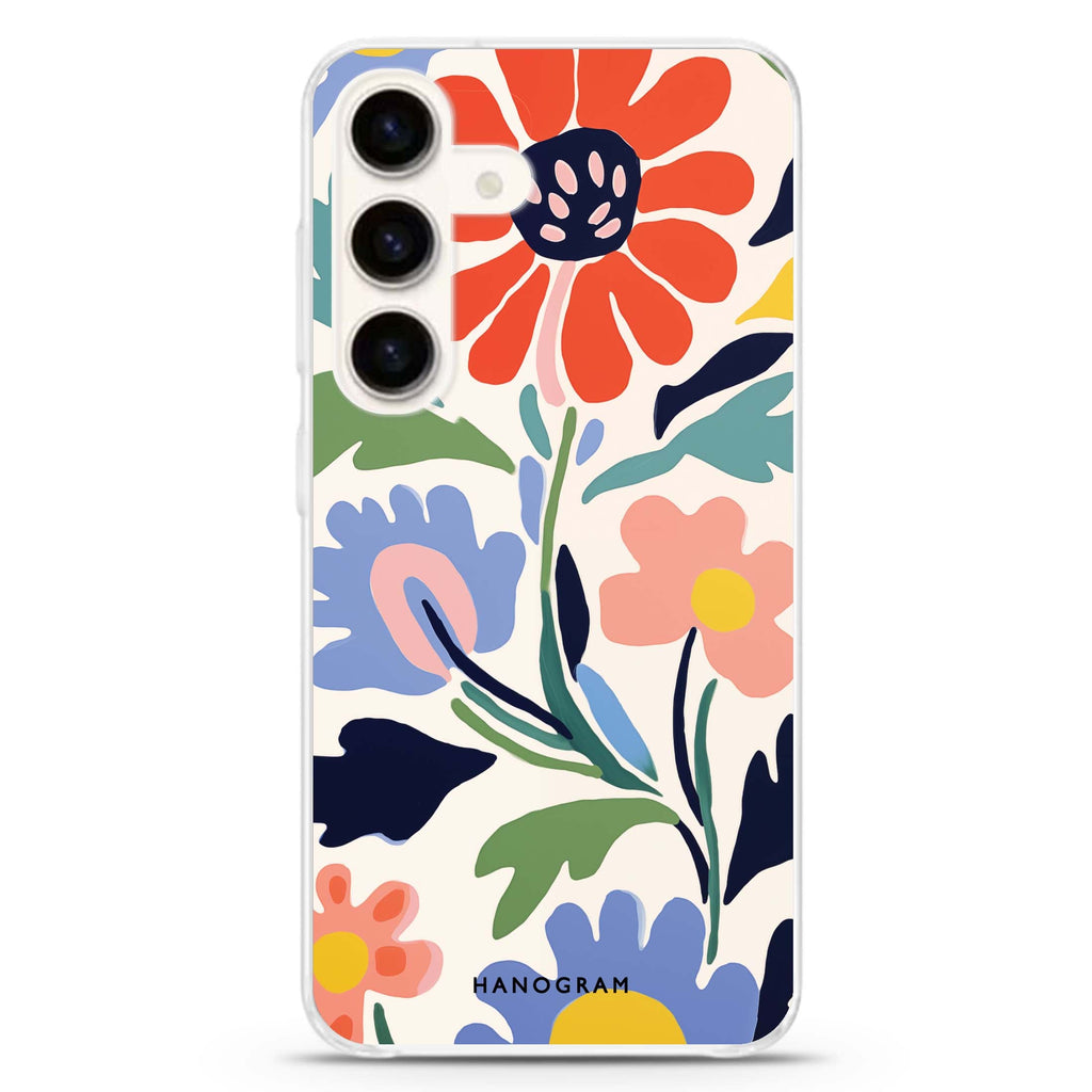 Brushed Blossoms Samsung Galaxy Ultra Clear Case