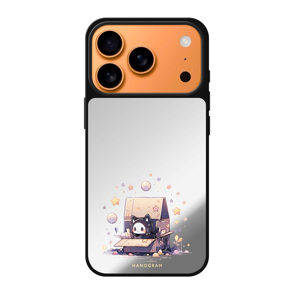 Starship Cat Pod cat animal iPhone 17 Pro Max mirror case