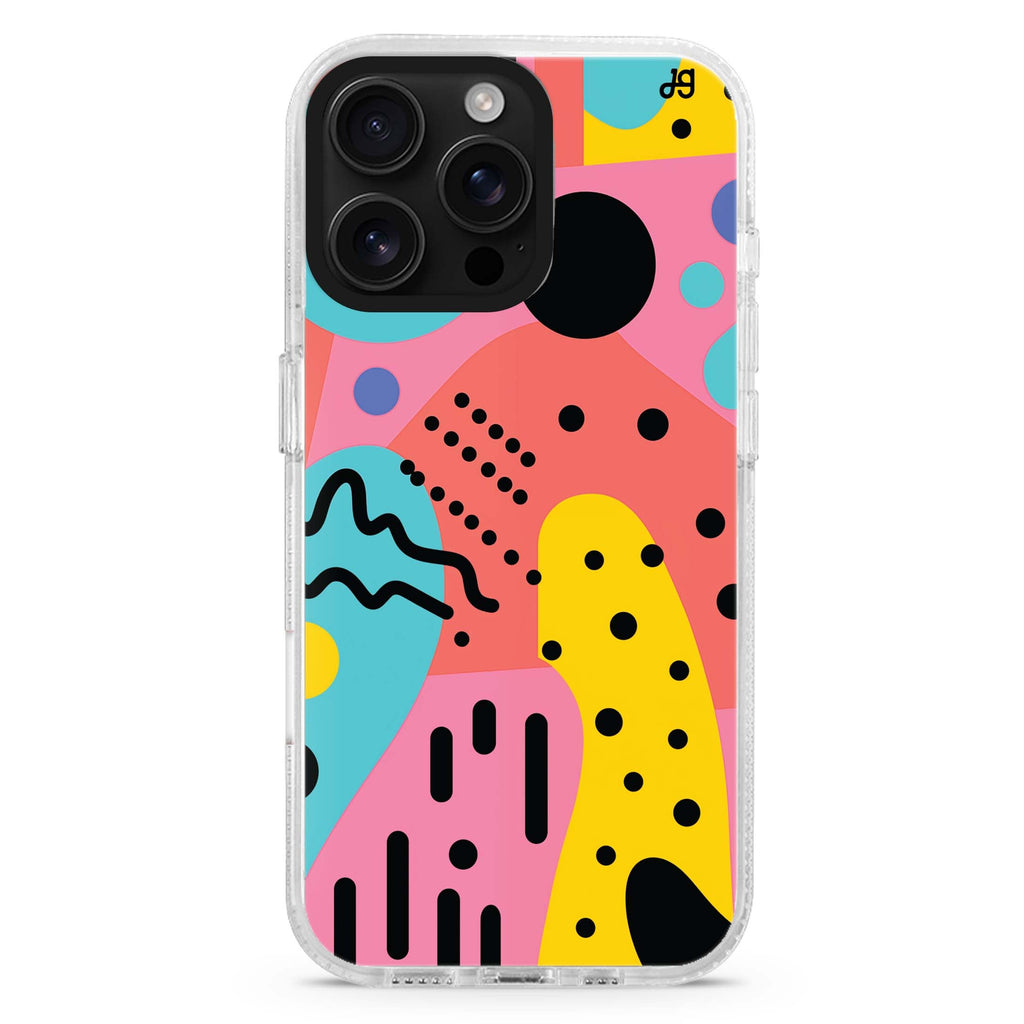 Retro Rhythm iPhone 16 Pro & 16 Pro Max Case - Personalized and Stylish Protection
