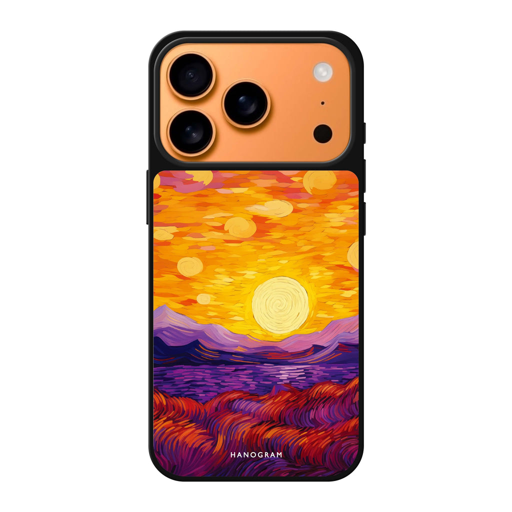 Horizon Flame nature iPhone 17 Pro Max mirror case