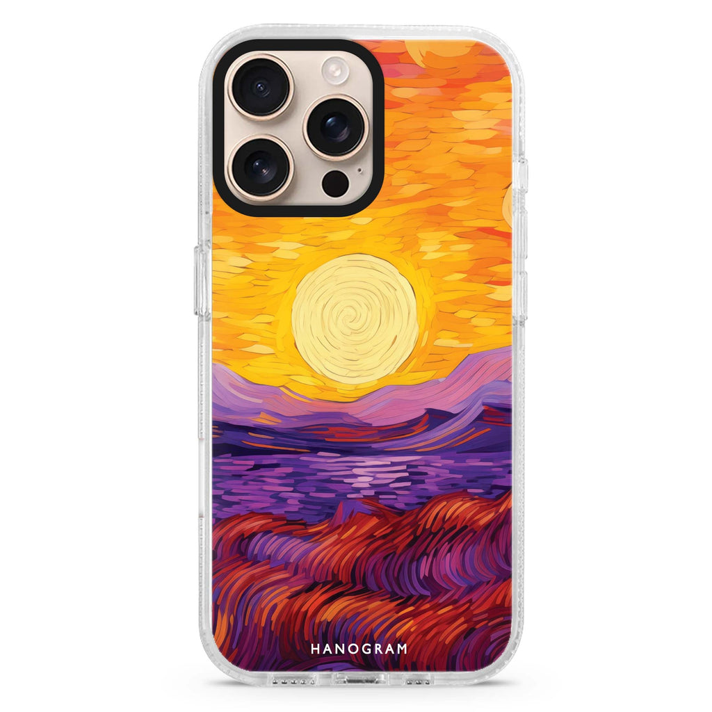 Beach Walkers MagSafe Compatible iPhone 16 Pro Ultra Clear Case - Personalized and Stylish Protection
