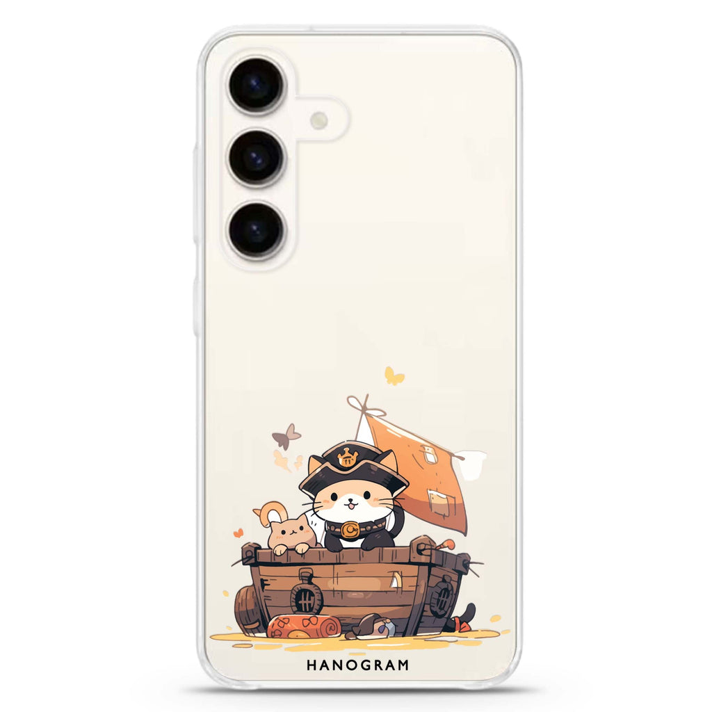 Feline Corsair Samsung Galaxy Ultra Clear Case