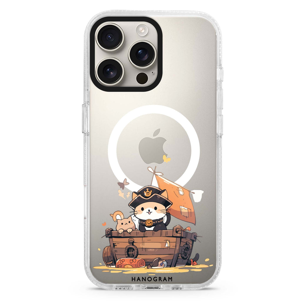Abstract drawing MagSafe Compatible iPhone 16 Pro Ultra Clear Case - Personalized and Stylish Protection
